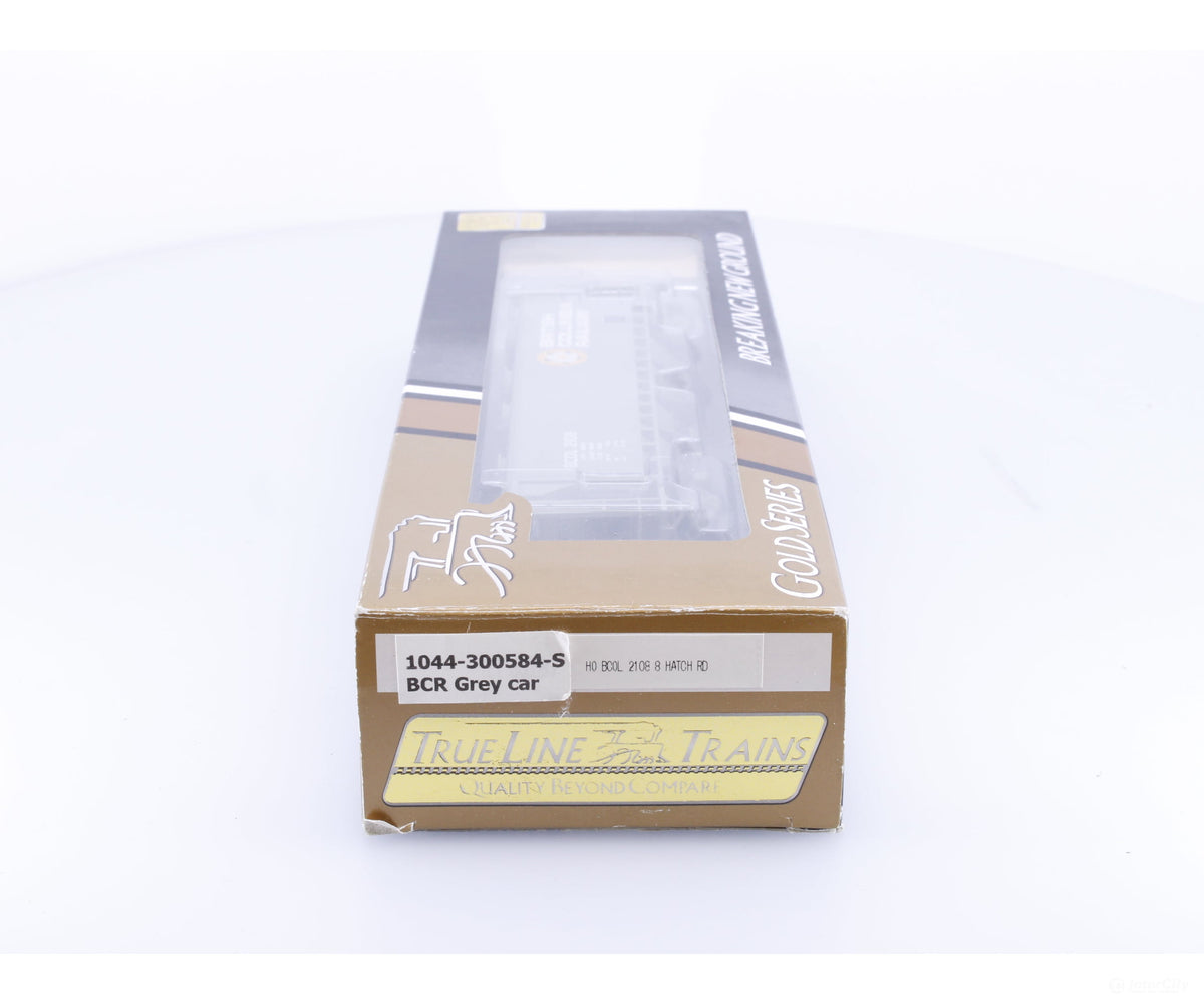 TrueLine Trains 1044-300584-S HO 4 Bay Covered Hopper BCOL BC Rail (BCOL) 2108 - Freight Cars