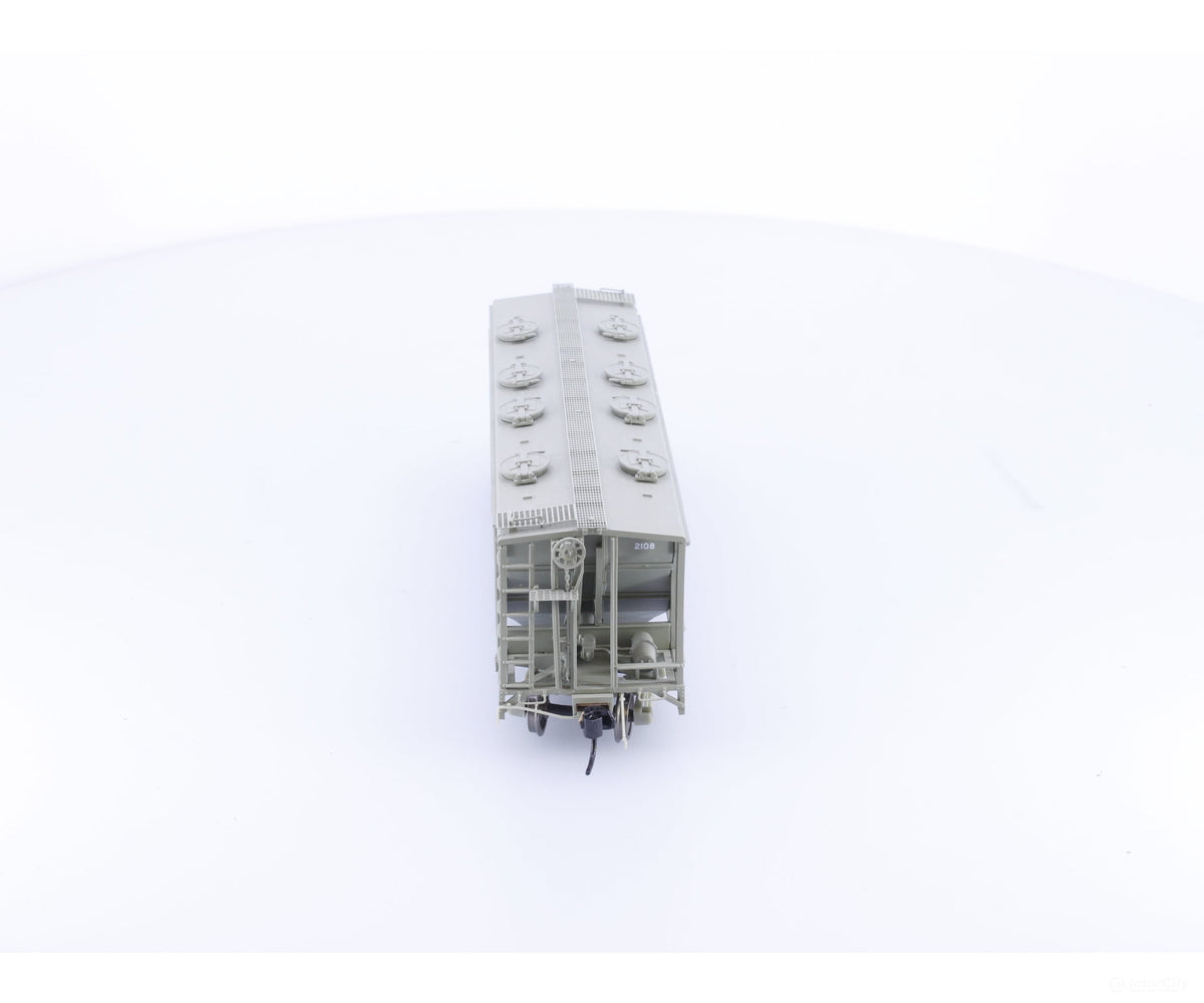 TrueLine Trains 1044-300584-S HO 4 Bay Covered Hopper BCOL BC Rail (BCOL) 2108 - Freight Cars