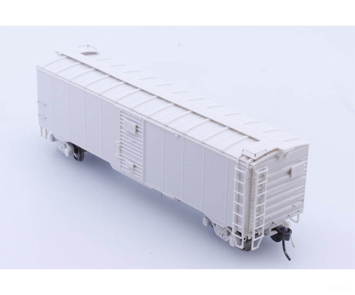 True Line Trains TLT300738 HO 40’ Mini Box Car Undecorated - Freight Cars