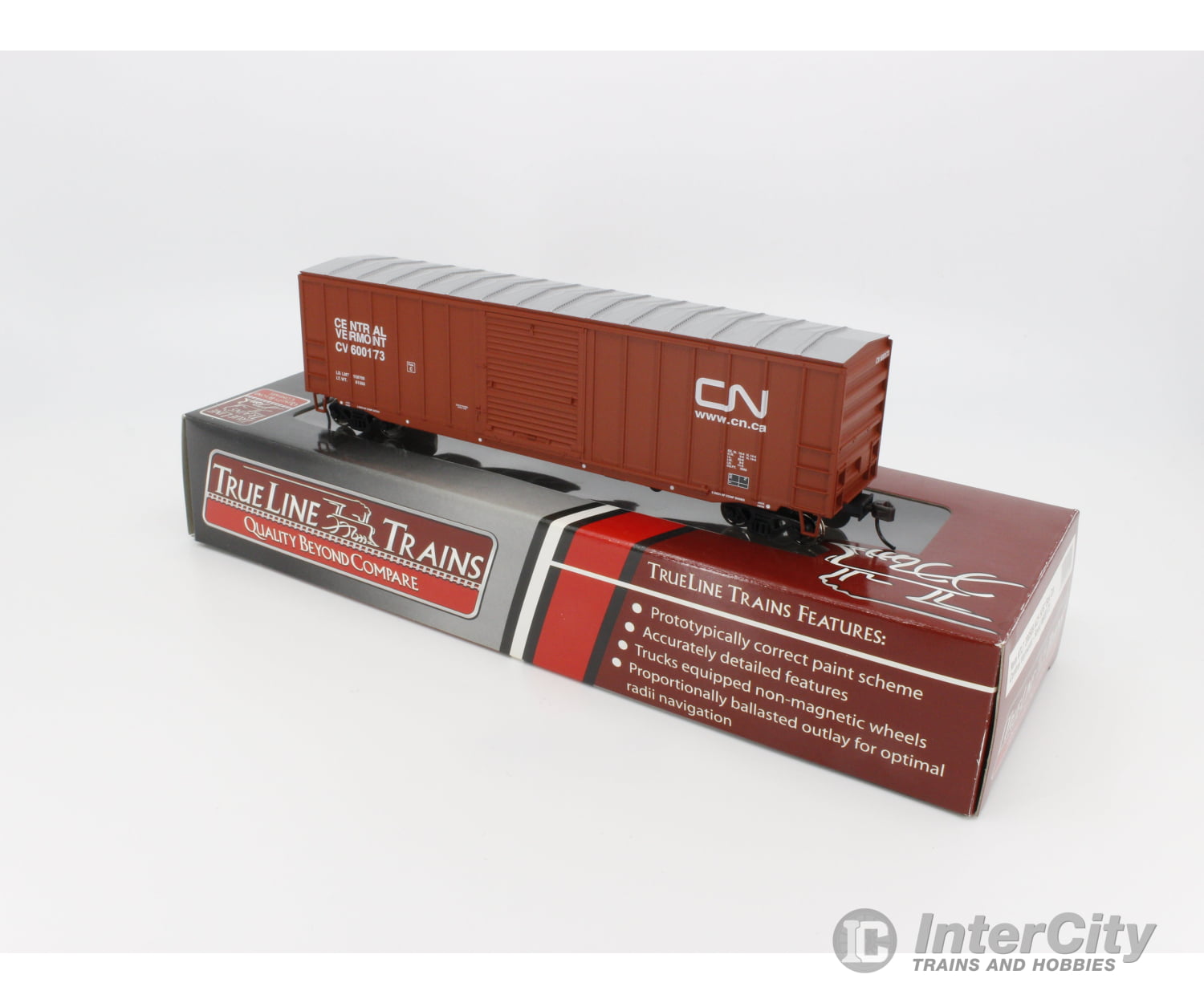 Trueline Trains 200509 Ho 50’6’ Box Freight Car (Painted As Central Vermont) 600173 Cars