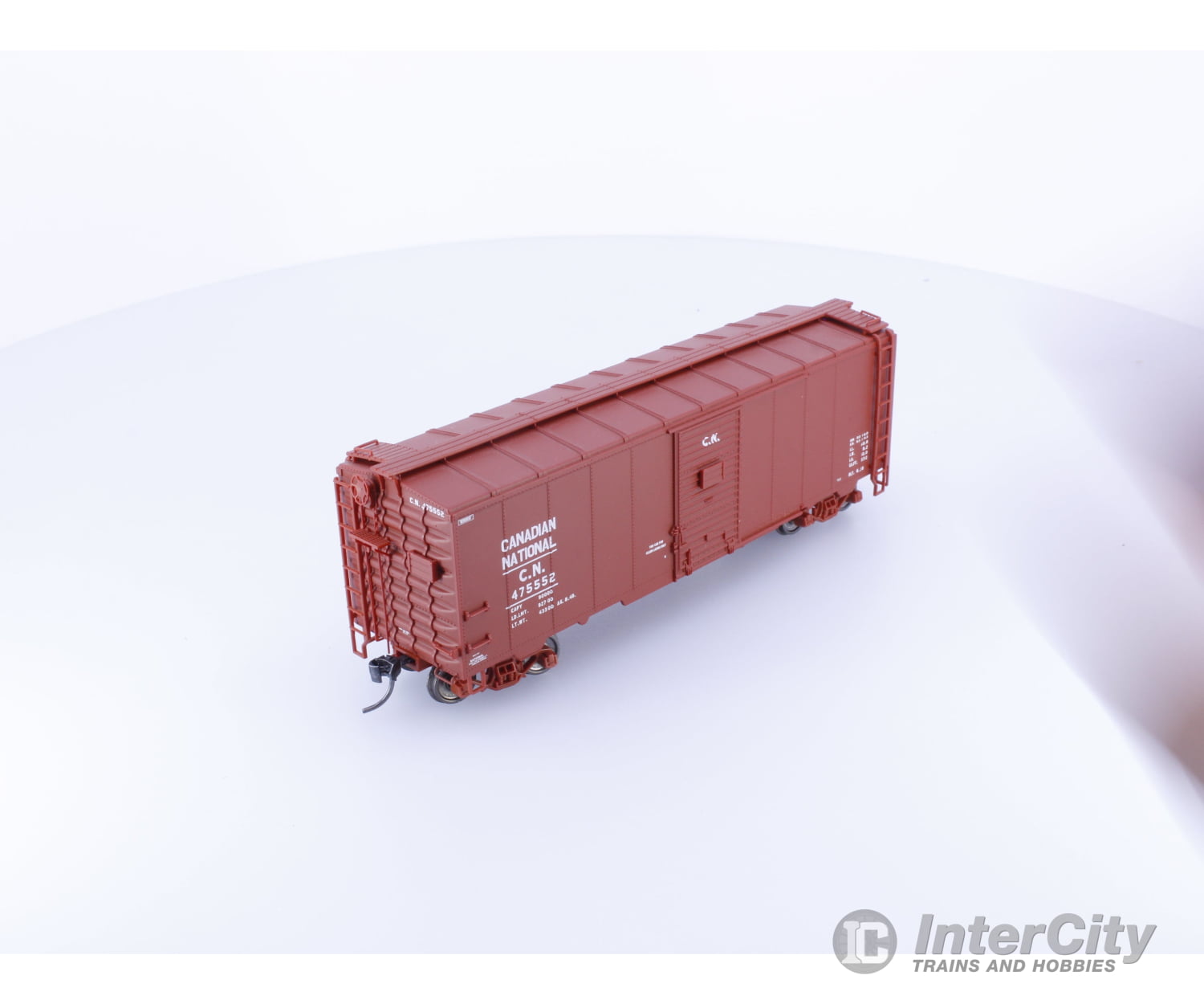 Trueline Trains 300001 HO 40’ Single Door Boxcar Canadian National (CN) 475552 Freight Cars