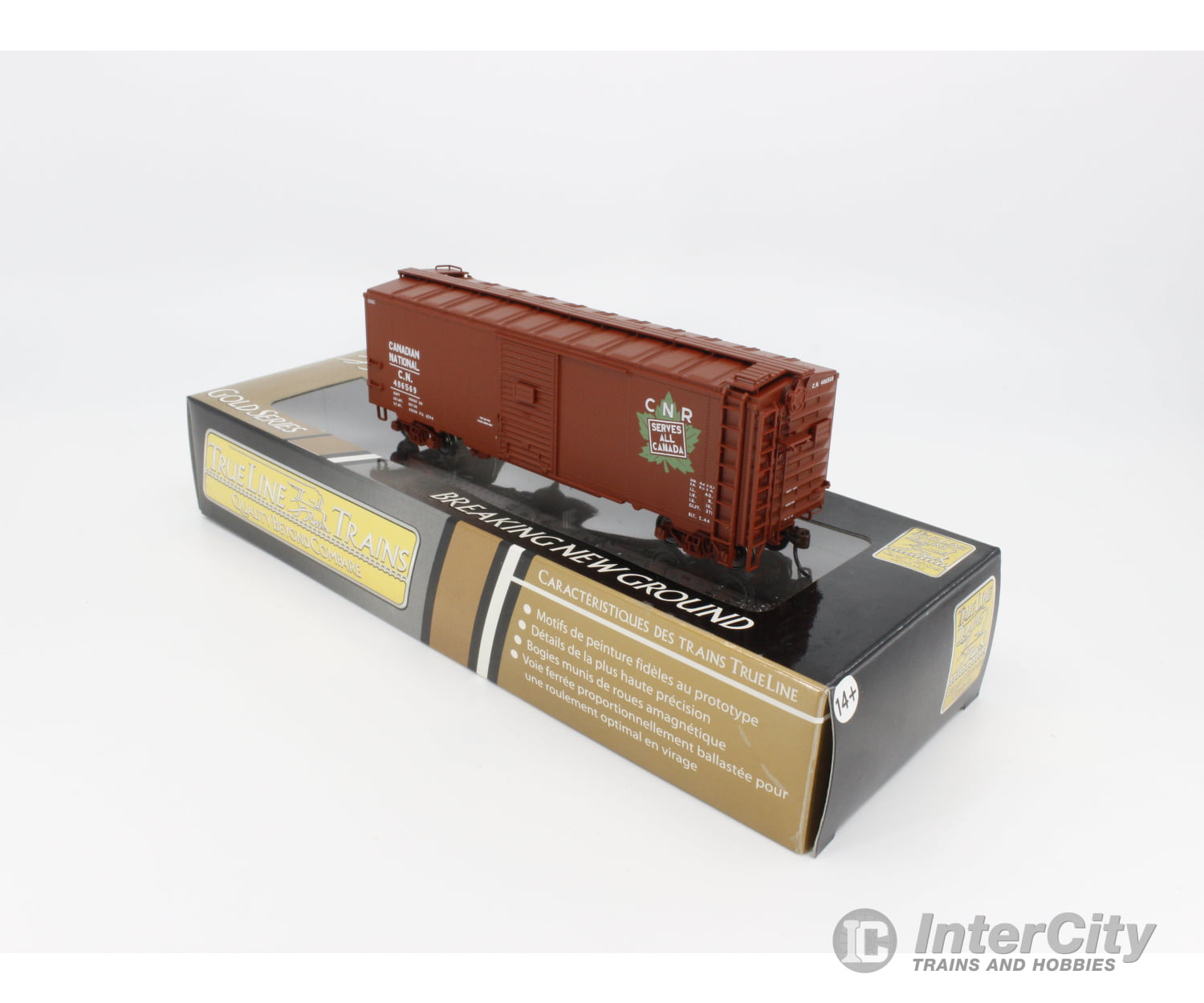 Trueline Trains 300008-C1 Ho Boxcar Freight Canadian National (Cn) 486569 Cars