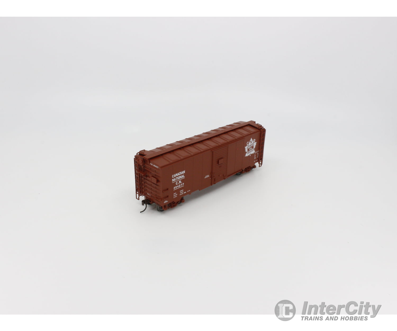 Trueline Trains 300028 Ho Boxcar Freight Canadian National (Cn) 484277 Cars