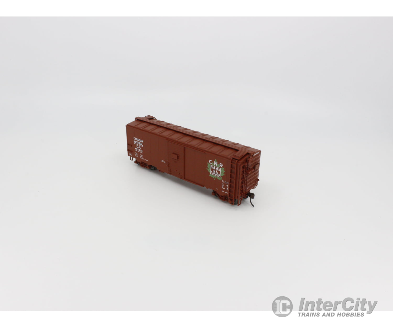 Trueline Trains 300032 Ho Boxcar Freight Canadian National (Cn) 485338 Cars