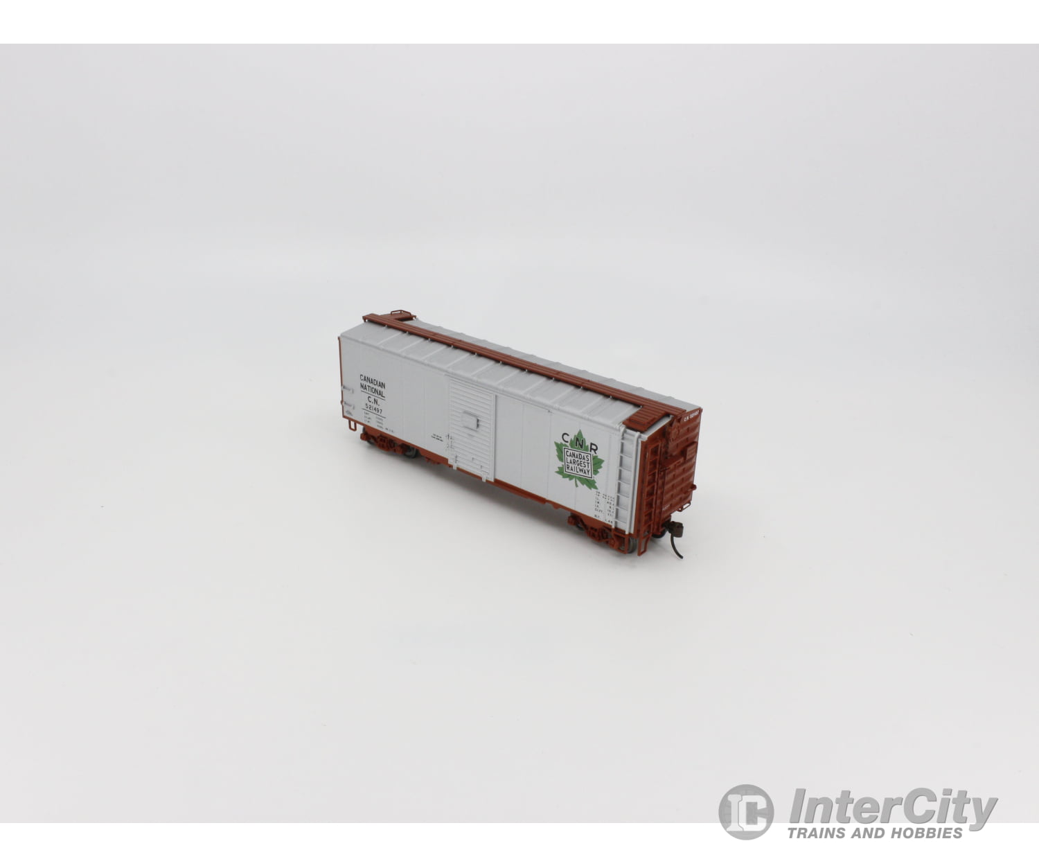 Trueline Trains 300033 Ho Boxcar Freight Canadian National (Cn) 521497 Cars