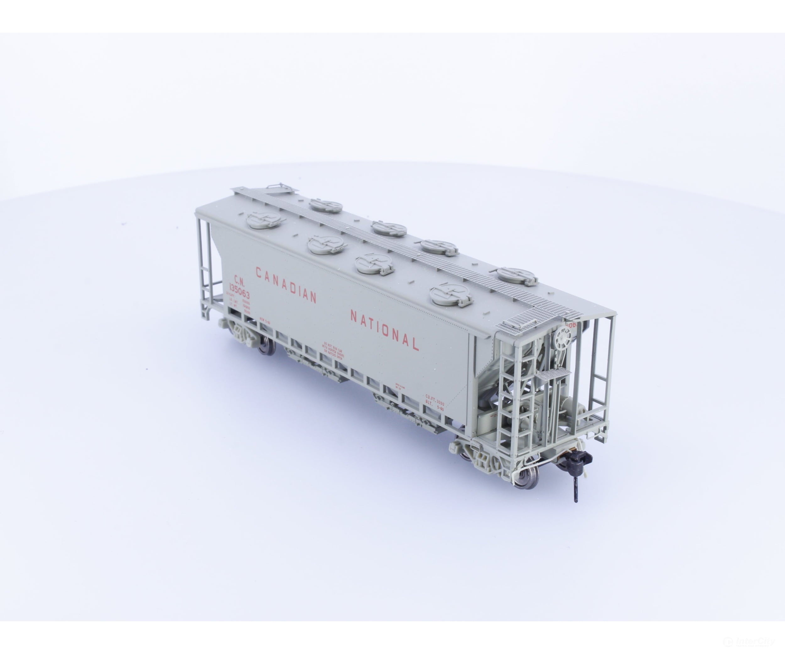Trueline Trains TLT300530 HO Slab Side 4 Bay Hopper Canadian National (CN) 135063 - Freight Cars