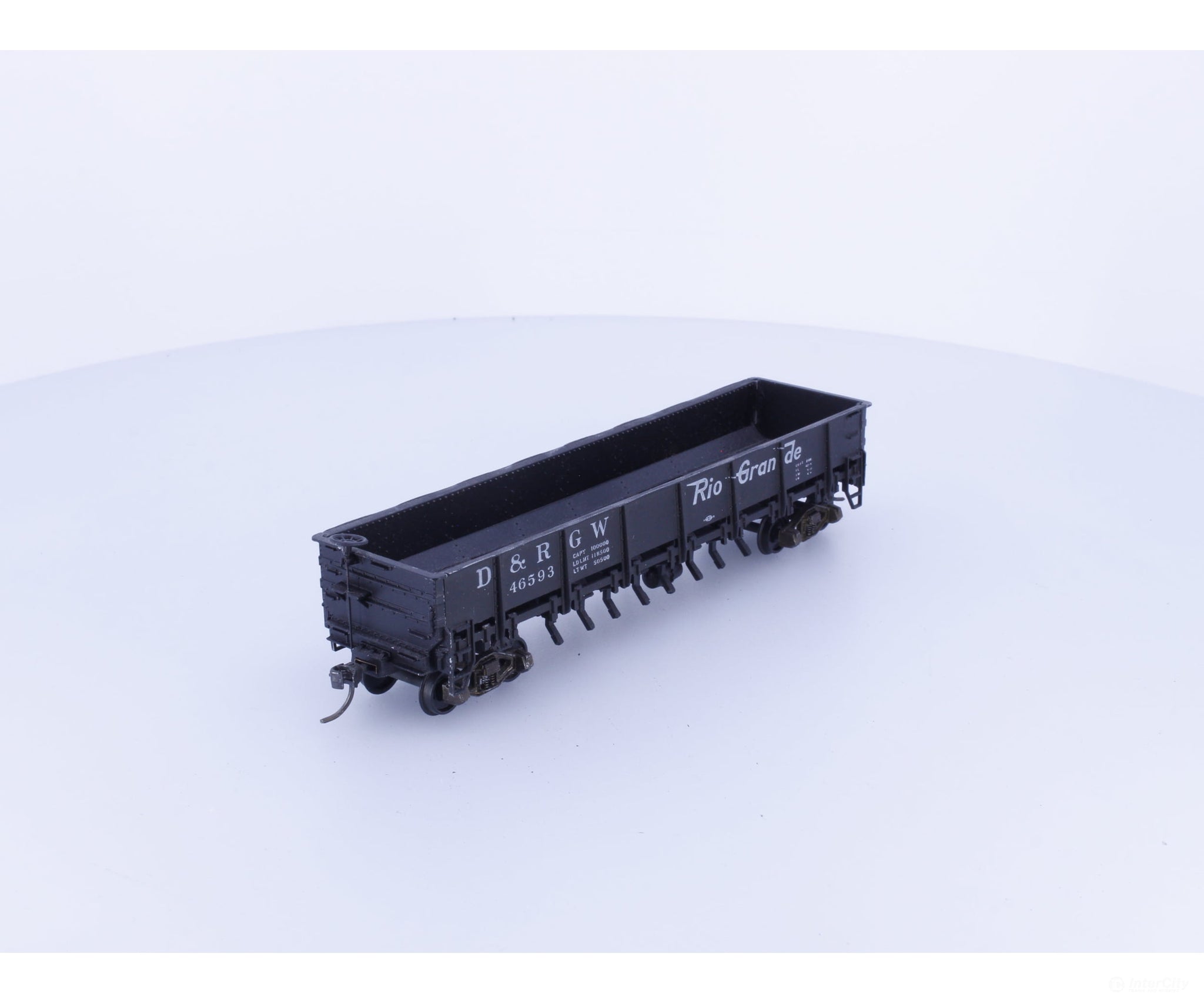 Ulrich 136 HO General Service Gondola Denver and Rio Grande Western (DRGW) 46593 - Freight Cars
