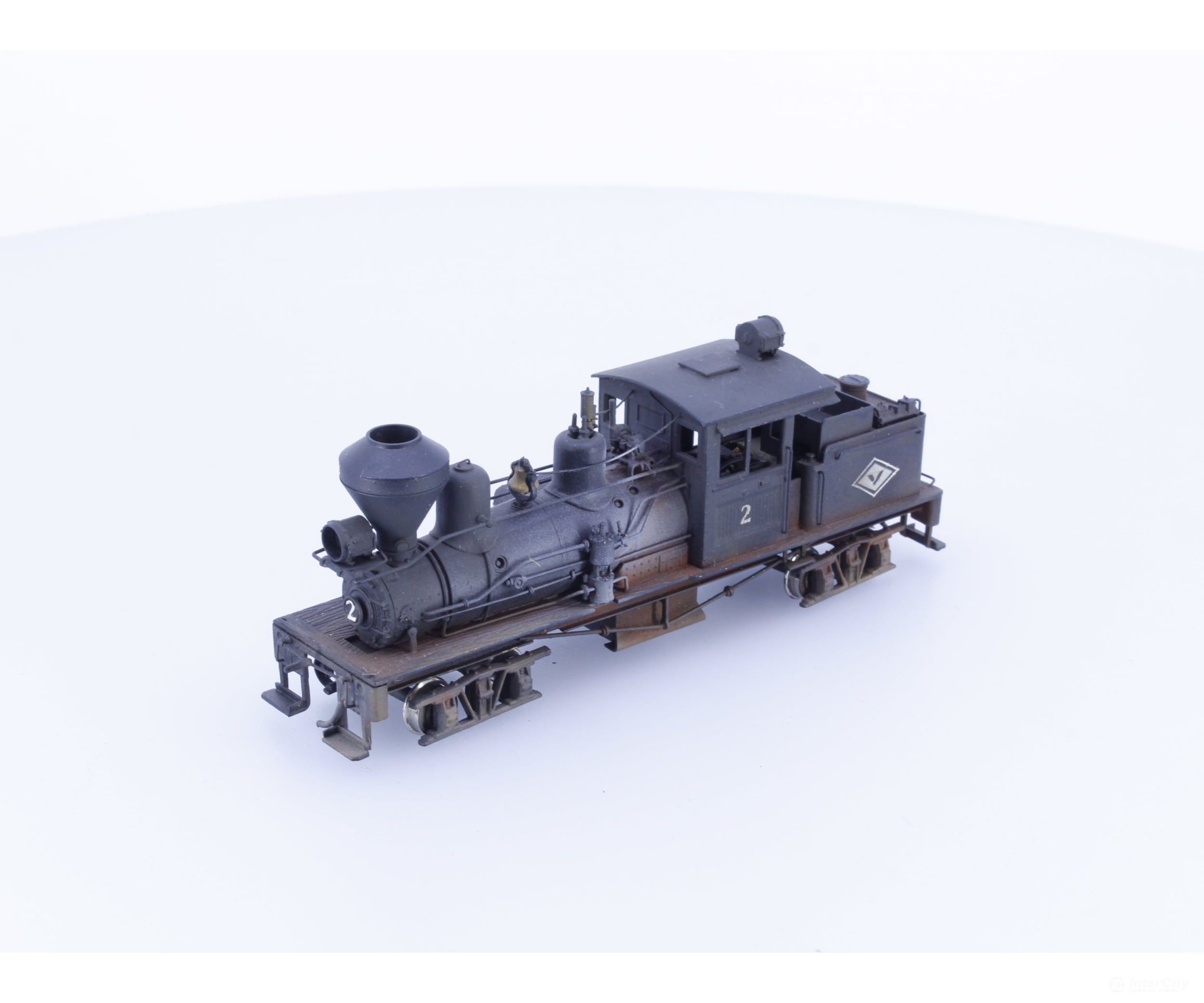 United Scale Models 25TSHC HO Brass 25 Ton 2 Truck Shay Hillcrest Railroad 2 Analog DC Locomotives