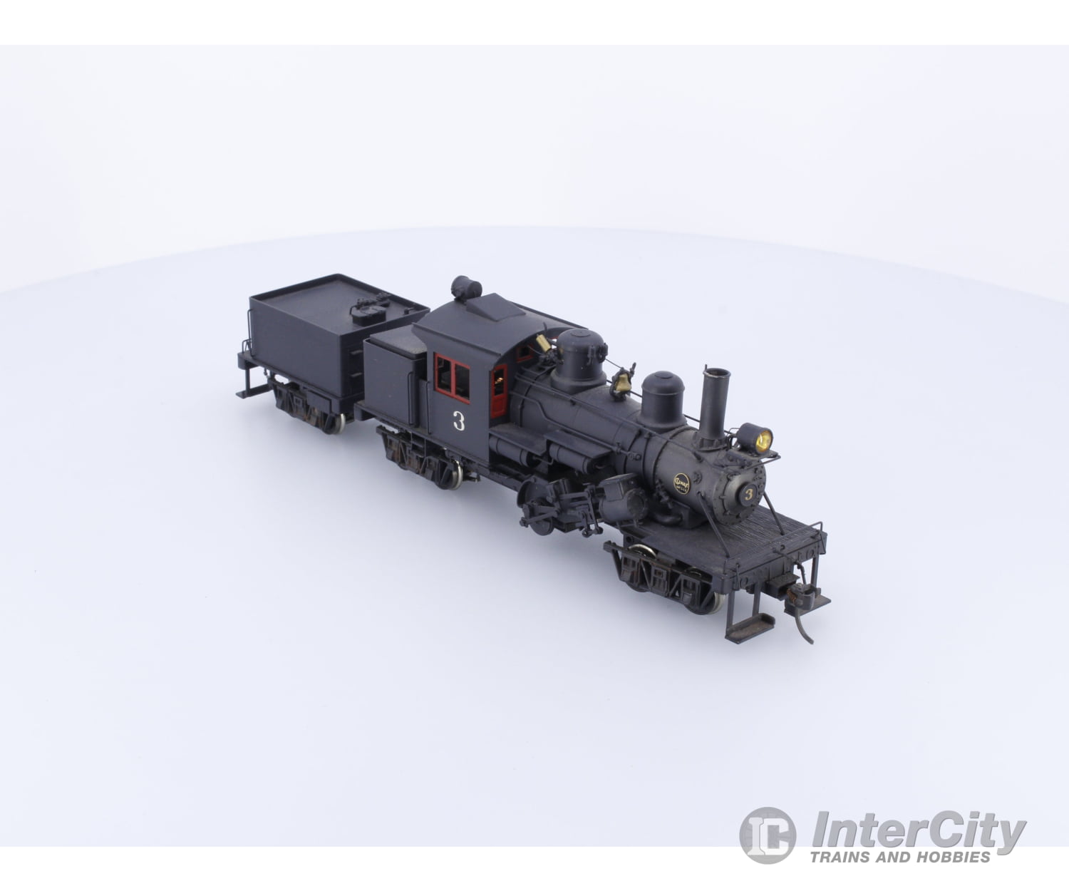 United Scale Models 3TSHAY HO 3 Truck Climax Steam Locomotive Prof. Painted Analog DC Locomotives