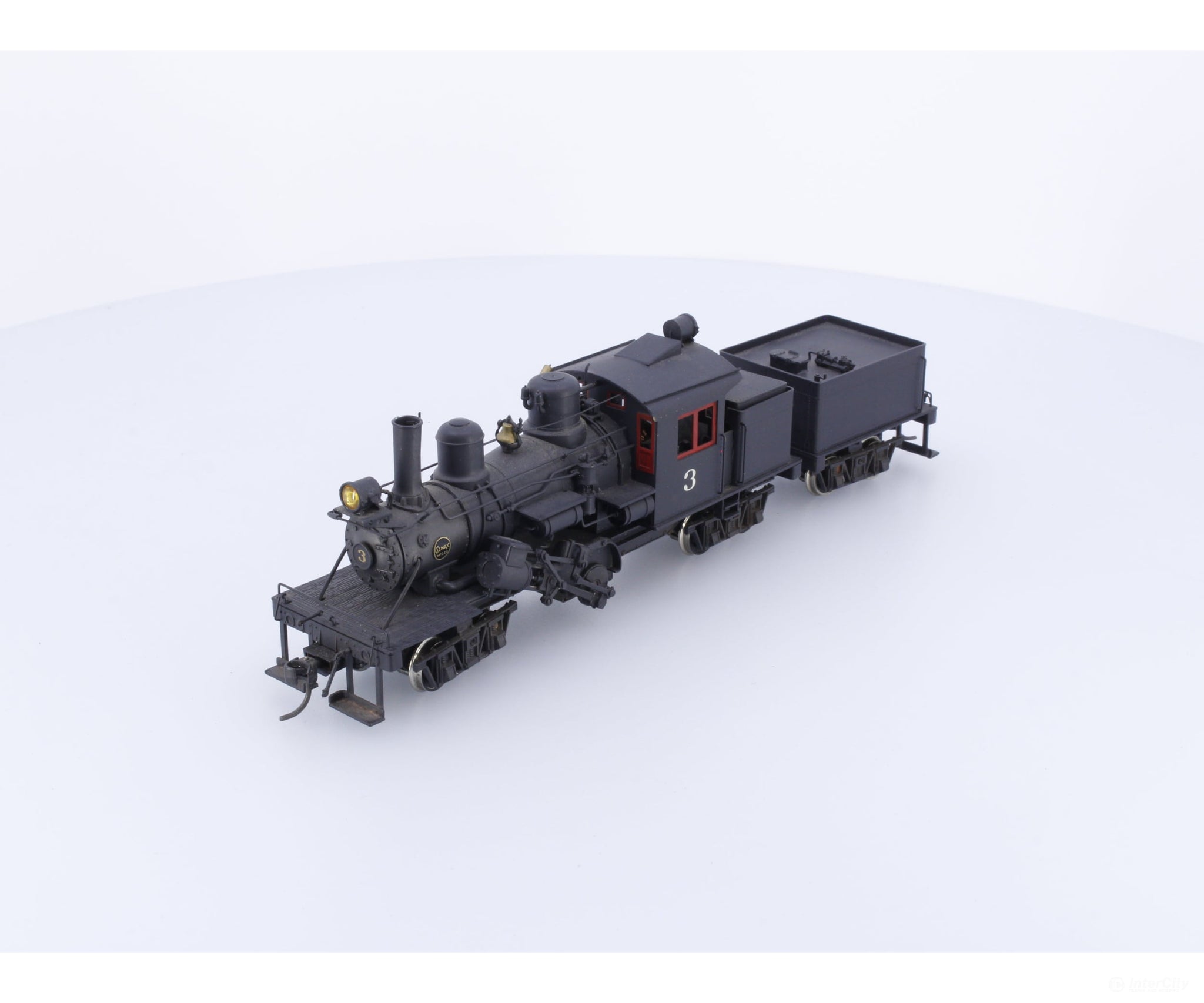 United Scale Models 3TSHAY HO 3 Truck Climax Steam Locomotive Prof. Painted Analog DC Locomotives