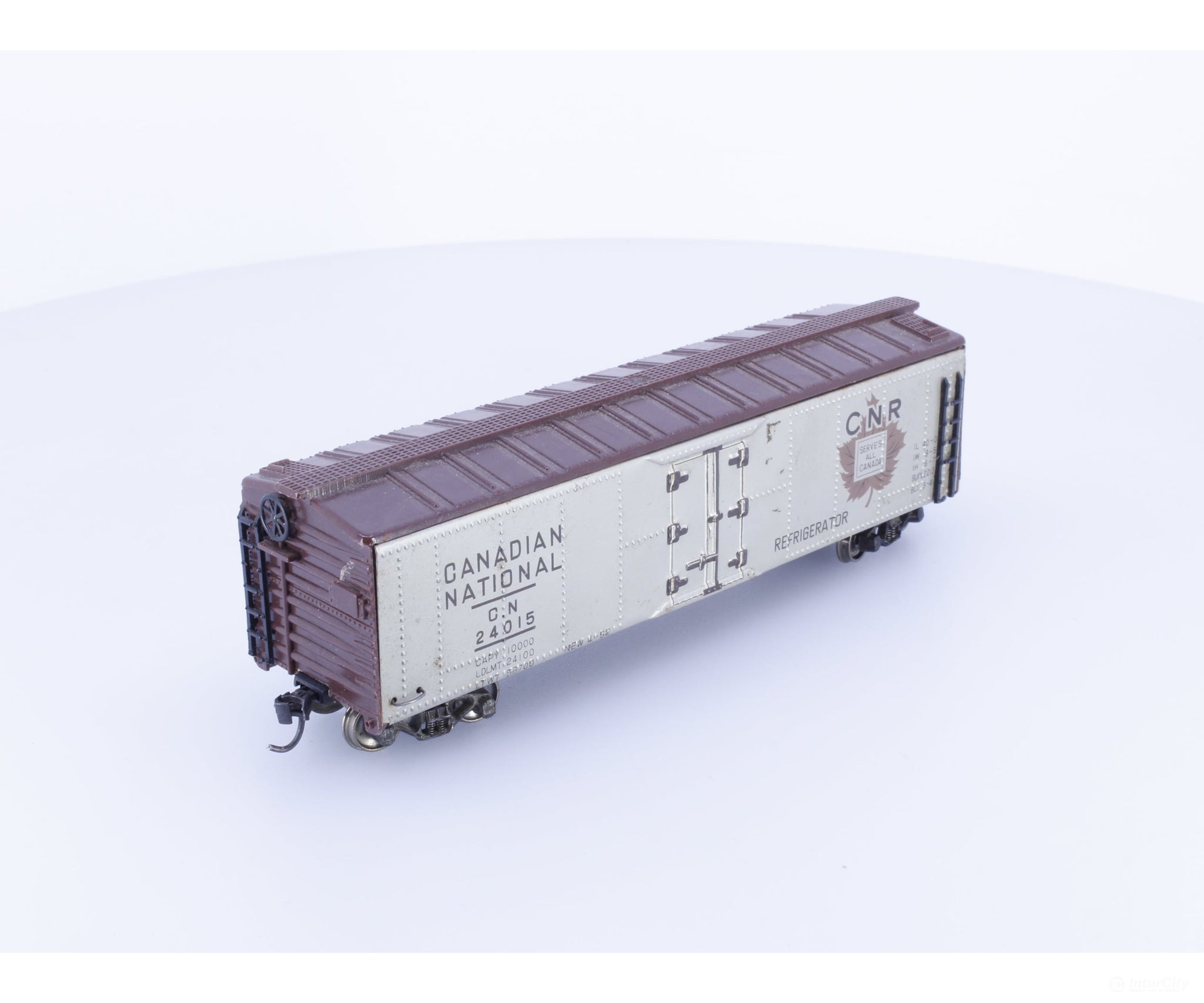 Unknown 1-119 HO 40’ Single Door Boxcar Canadian National (CN) 24015 Freight Cars