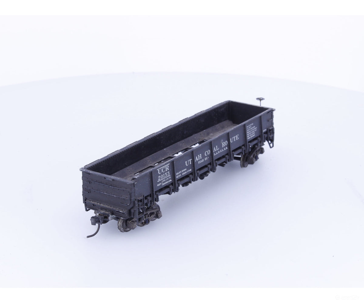 Unknown 20153 HO Die Cast Metal Drop Bottom Gondola Utah Coal Route (UCR) 20153 - Freight Cars