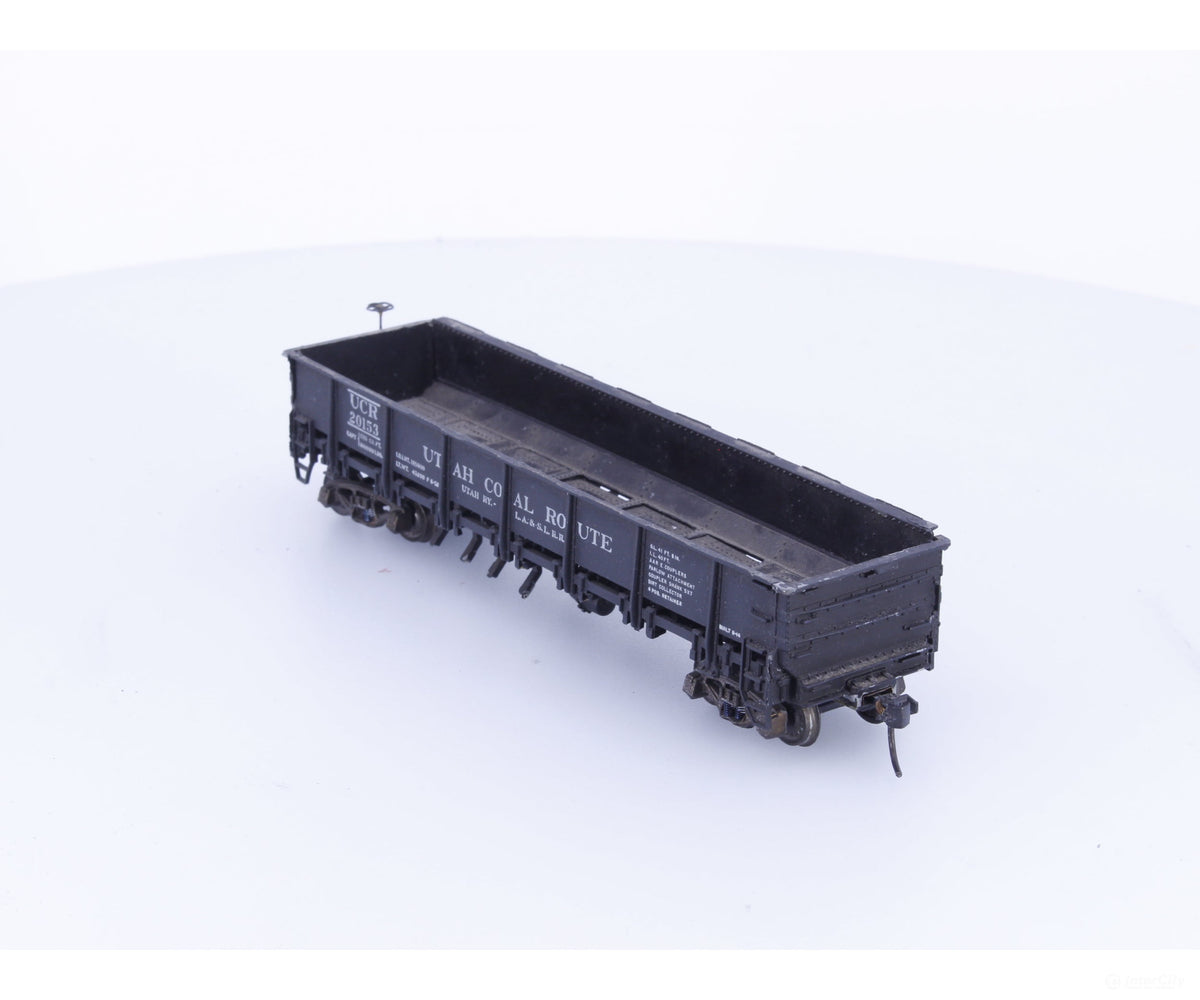 Unknown 20153 HO Die Cast Metal Drop Bottom Gondola Utah Coal Route (UCR) 20153 - Freight Cars