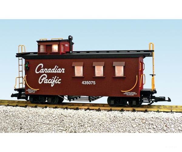 USA Trains R12023 G Canadian Pacific Woodside Caboose - Freight Cars
