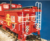 USA Trains R12119 G Canadian Pacific Rail Extended Vision Caboose Yellow - Freight Cars