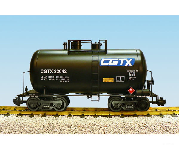 USA Trains R15214 G Canadian General Transport 29’ Beer Can Tank Black - Freight Cars