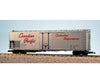 USA Trains R16715 G Canadian Pacific 50’ Reefer Car Silver - Freight Cars