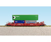USA Trains R17122 G Cp Intermodal Car W/containers #1 - Freight Cars