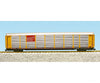 USA Trains R17181 G Canadian Pacific Bi-level Auto Carrier Yellow/black - Freight Cars
