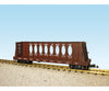 USA Trains R17416A G Canadian Pacific Center I-beam Flat Car Bc Red #68097 - Freight Cars