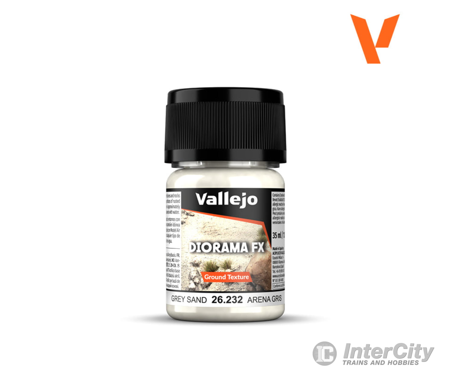 Vallejo 26232 26.232 Diorama Fx Grey Sand Ground Texture 35 Ml Other Scenery