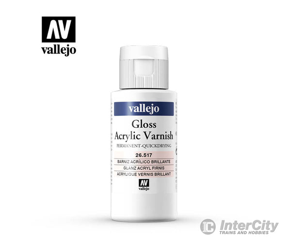Vallejo 26517 Permanent Acrylic Varnish - Gloss 60 Ml Paint