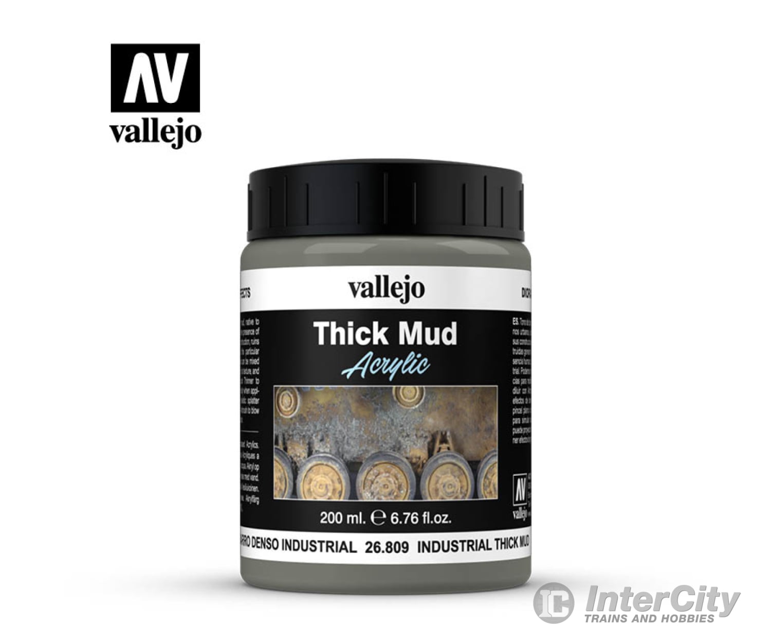 Vallejo 26809 Diorama Effects Industrial Thick Mud 200Ml Other Scenery