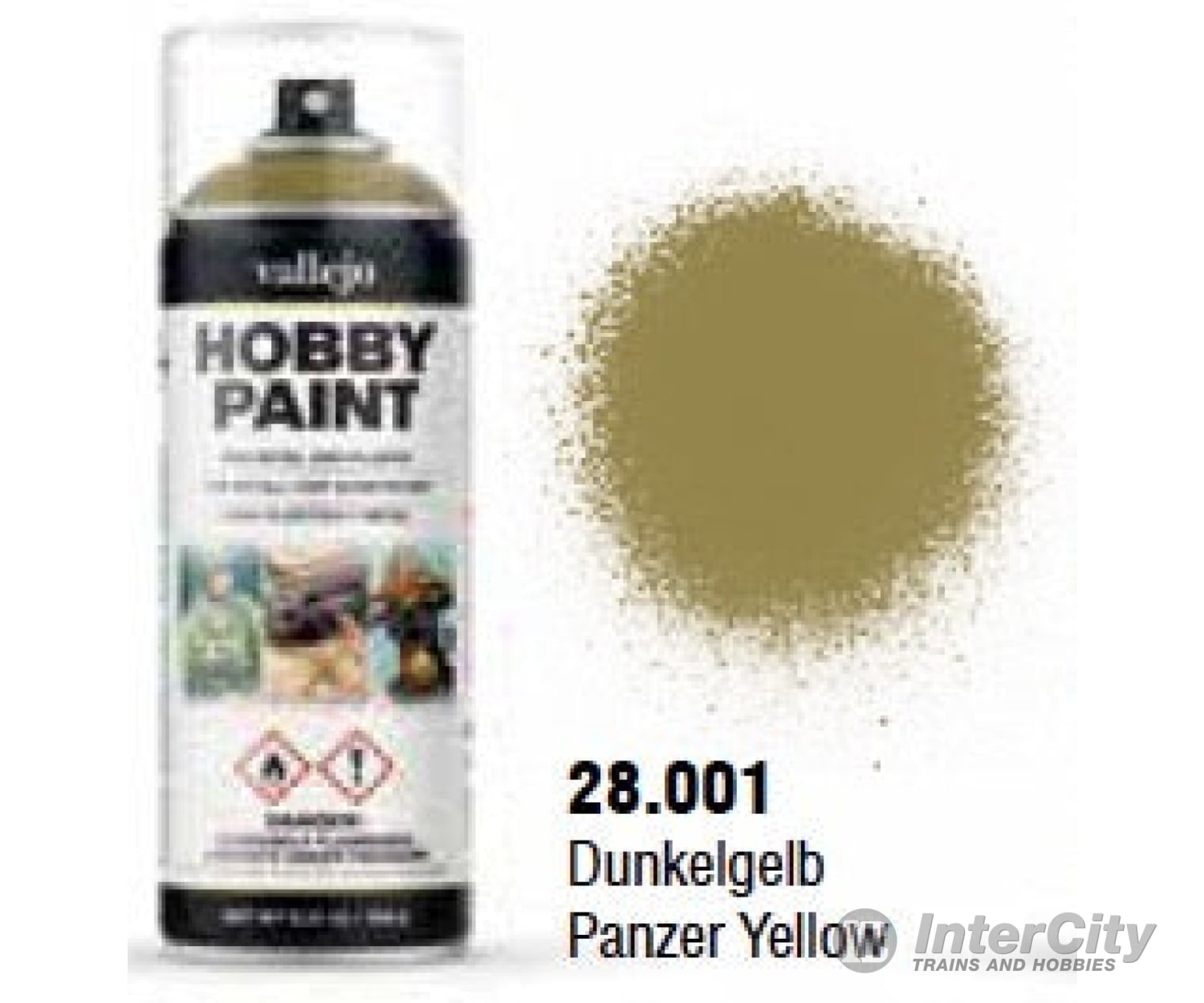 Vallejo 28.001 Panzer Yellow Aerosol 400ml ww2 Afv Color Primer - Default Title (CH-940-28001)