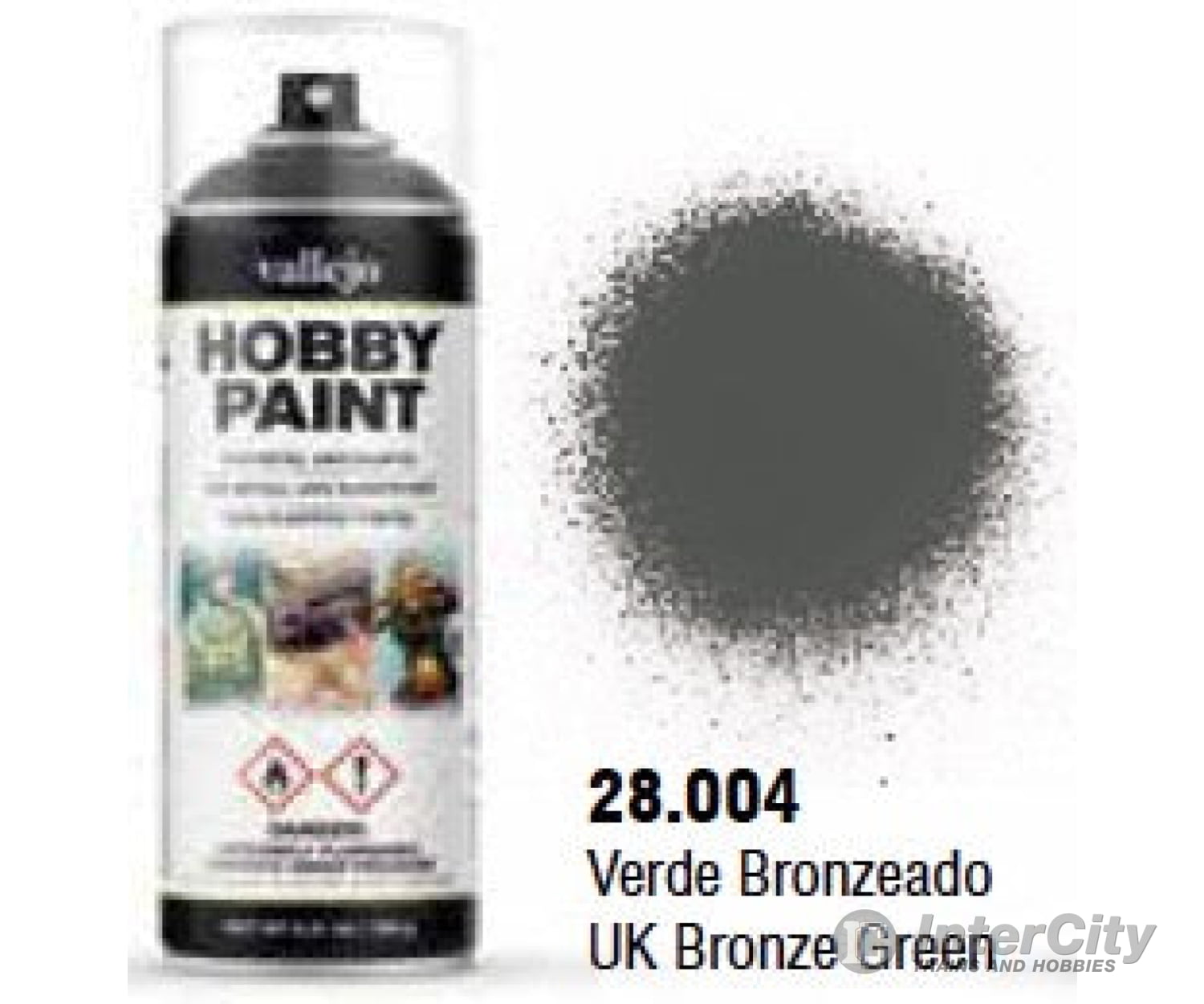 Vallejo 28.004 Uk Bronze Green Aerosol 400ml ww2 Afv Color Primer - Default Title (CH-940-28004)