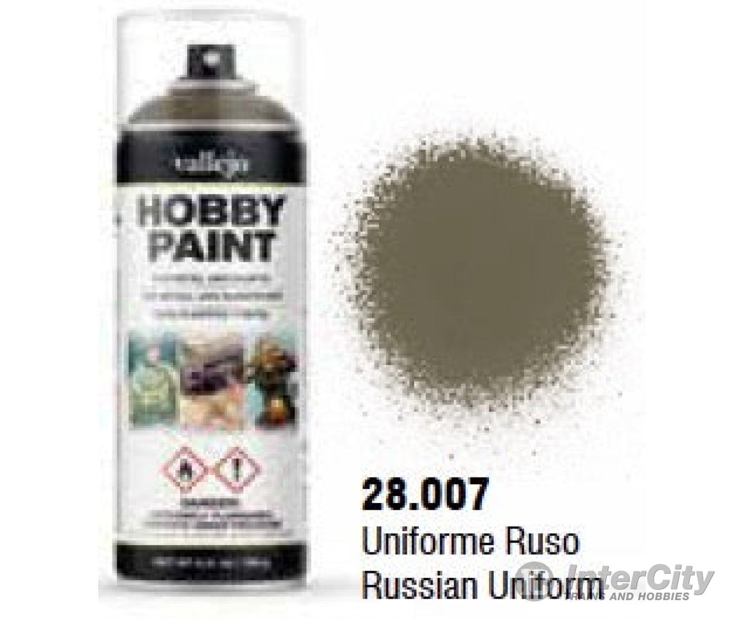 Vallejo 28.007 Russian Uniform Aerosol 400ml ww2 Infantry Color Primer - Default Title (CH-940-28007)