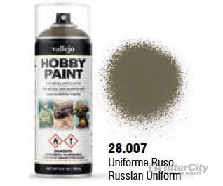 Vallejo 28.007 Russian Uniform Aerosol 400ml ww2 Infantry Color Primer - Default Title (CH-940-28007)