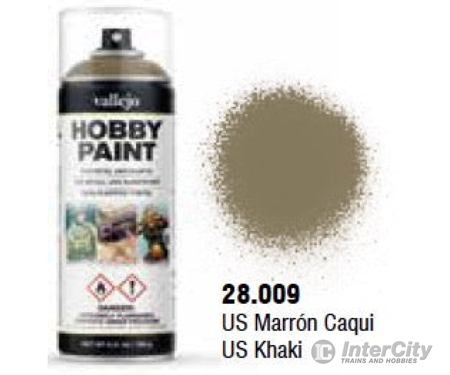 Vallejo 28.009 Us Khaki Aerosol 400ml ww2 Infantry Color Primer - Default Title (CH-940-28009)