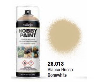 Vallejo 28.013 Bonewhite Aerosol 400ml Colour Primer - Default Title (CH-940-28013)