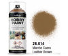 Vallejo 28.014 Leather Brown Aerosol 400ml Color Primer - Default Title (CH-940-28014)