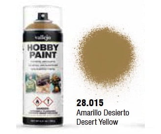 Vallejo 28.015 Desert Yellow Aerosol 400ml Color Primer - Default Title (CH-940-28015)