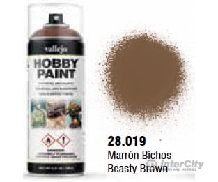 Vallejo 28.019 Beasty Brown Aerosol 400ml Color Primer - Default Title (CH-940-28019)