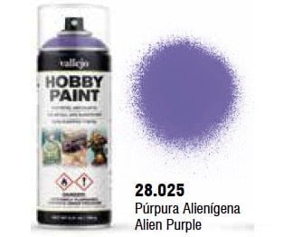 Vallejo 28.025 Alien Purple Aerosol 400ml Color Primer - Default Title (CH-940-28025)