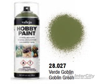 Vallejo 28.027 Goblin Green Aerosol 400ml Color Primer - Default Title (CH-940-28027)