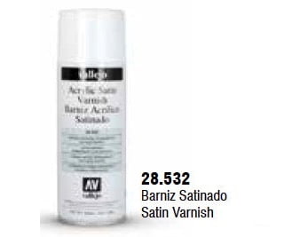 Vallejo 28.532 Satin Varnish Aerosol 400ml - Default Title (CH-940-28532)