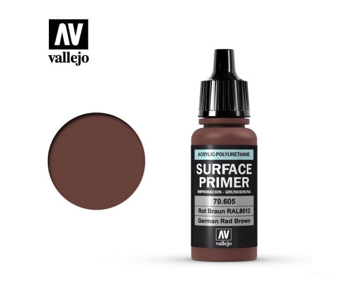 Vallejo 70.605 German Red Brown Primer ral8012 - 17ml - Default Title (CH-940-70605)
