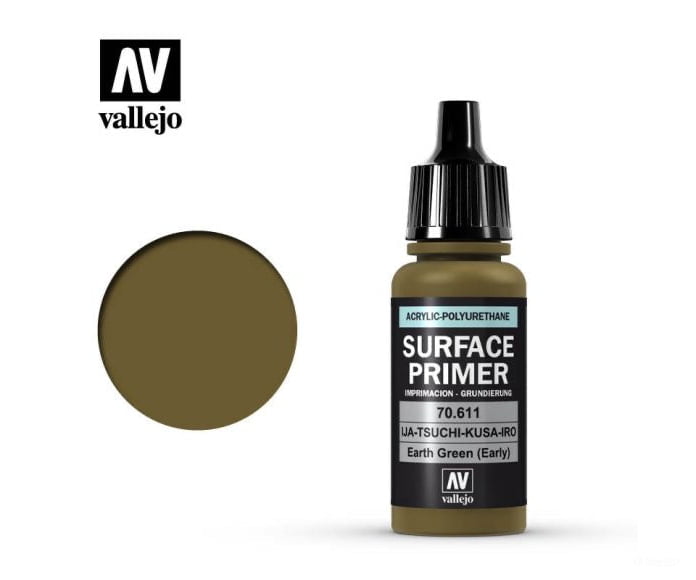 Vallejo 70.611 Ija Earth Green (Early) Primer 17ml - Default Title (CH-940-70611)