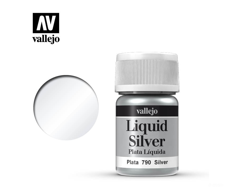 Vallejo 70790 Model Colour Alcohol Base Metallic 35Ml - Silver Paint