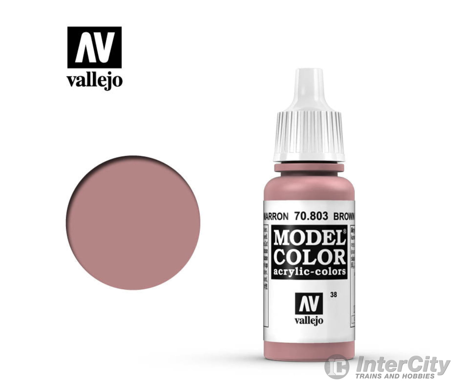 Vallejo 70.803 Model Color Brown Rose 17ml - Default Title (CH-940-70803)