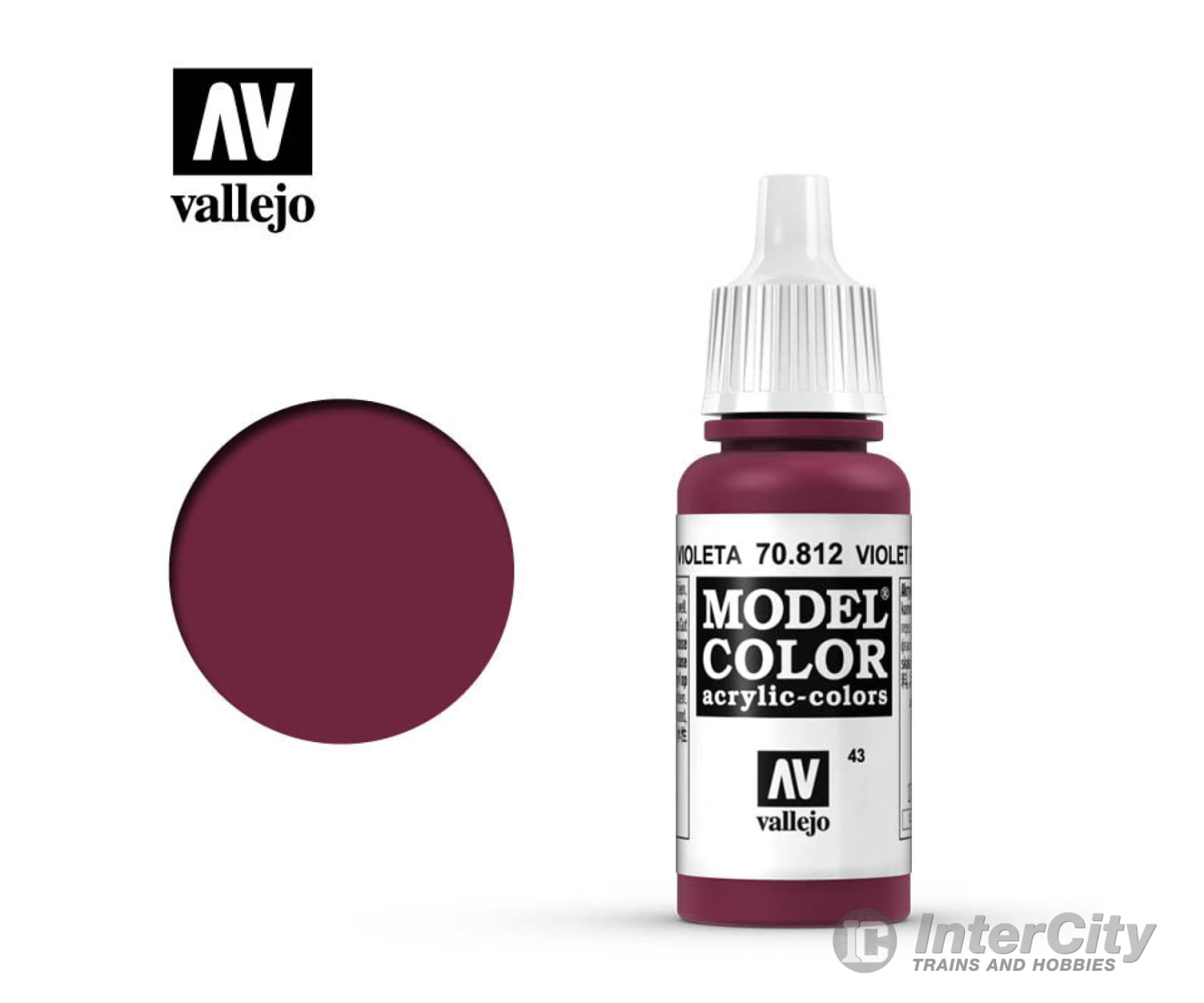 Vallejo 70.812 Model Color Violet Red 17ml - Default Title (CH-940-70812)