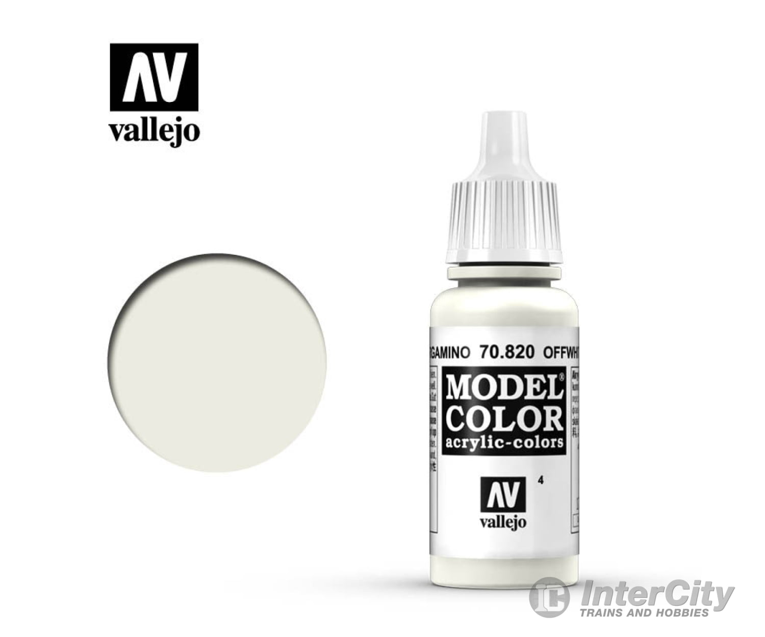 Vallejo 70.820 Model Color Off White 17ml - Default Title (CH-940-70820)