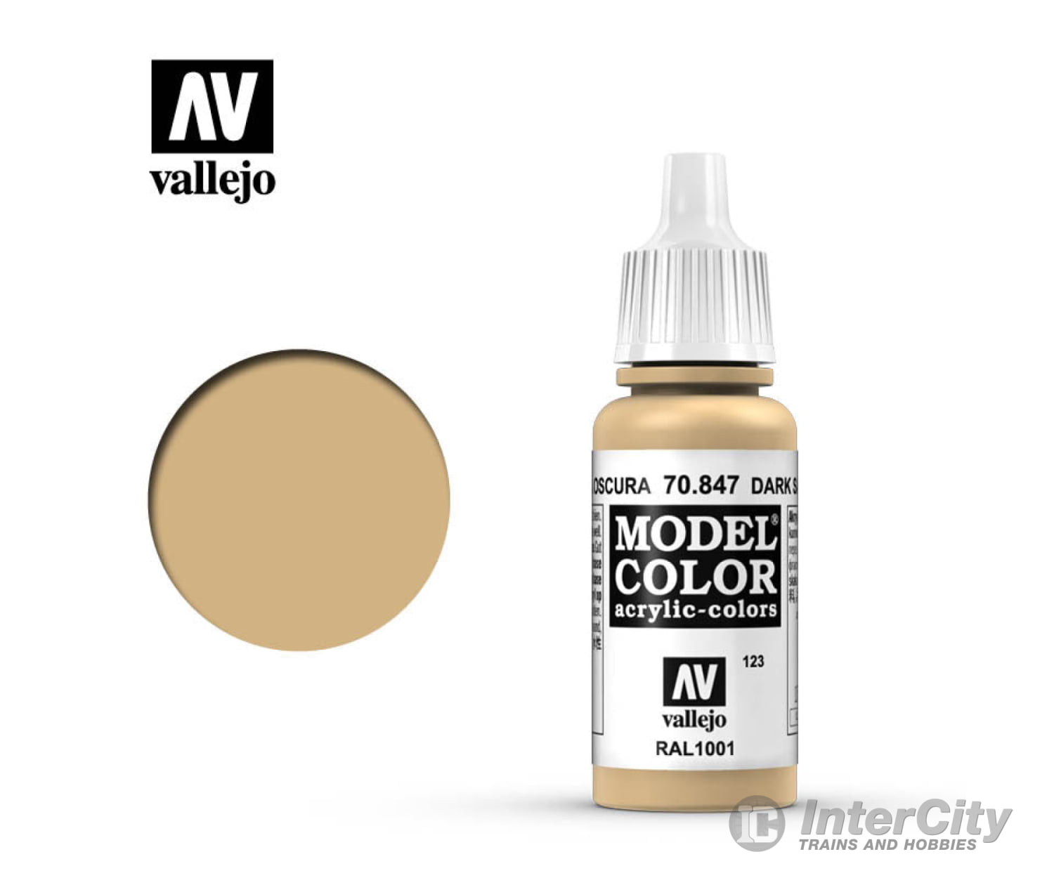 Vallejo 70.847 Model Color Dark Sand RAL1001 17ml - Default Title (CH-940-70847)