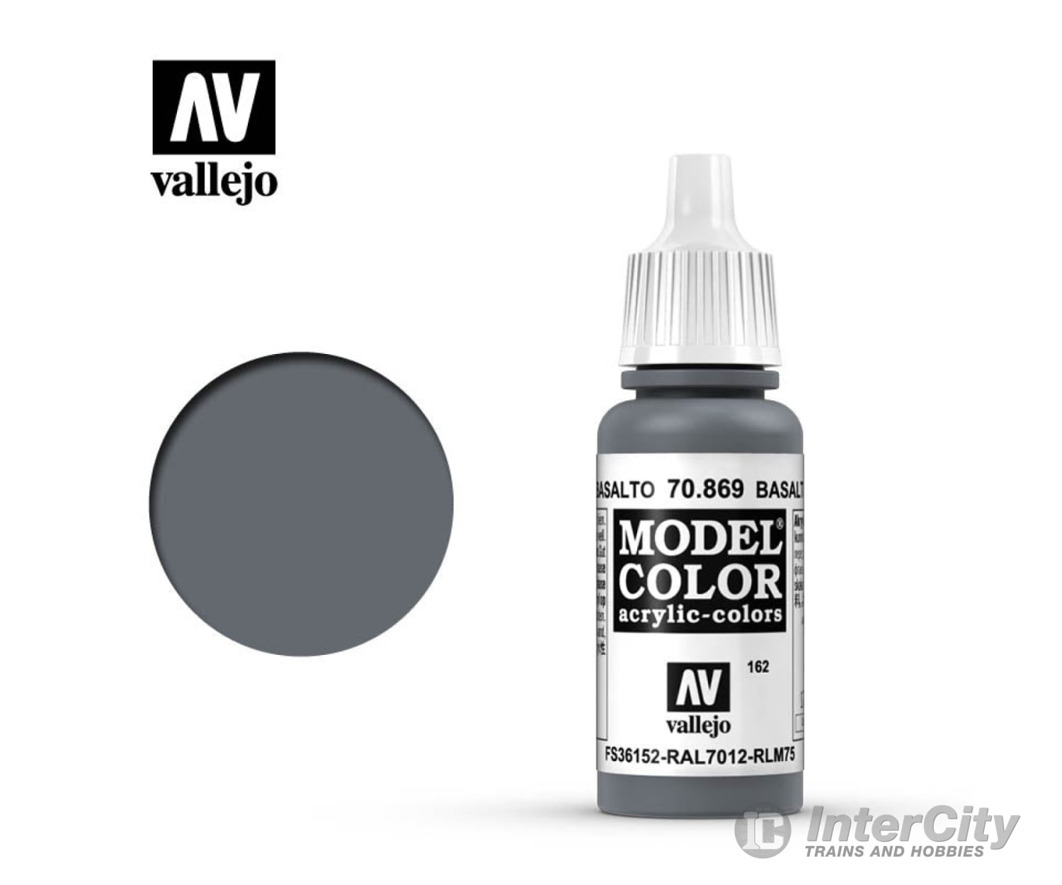 Vallejo 70.869 Model Color Basalt Grey FS36152 RAL7012 RLM75 17ml - Default Title (CH-940-70869)