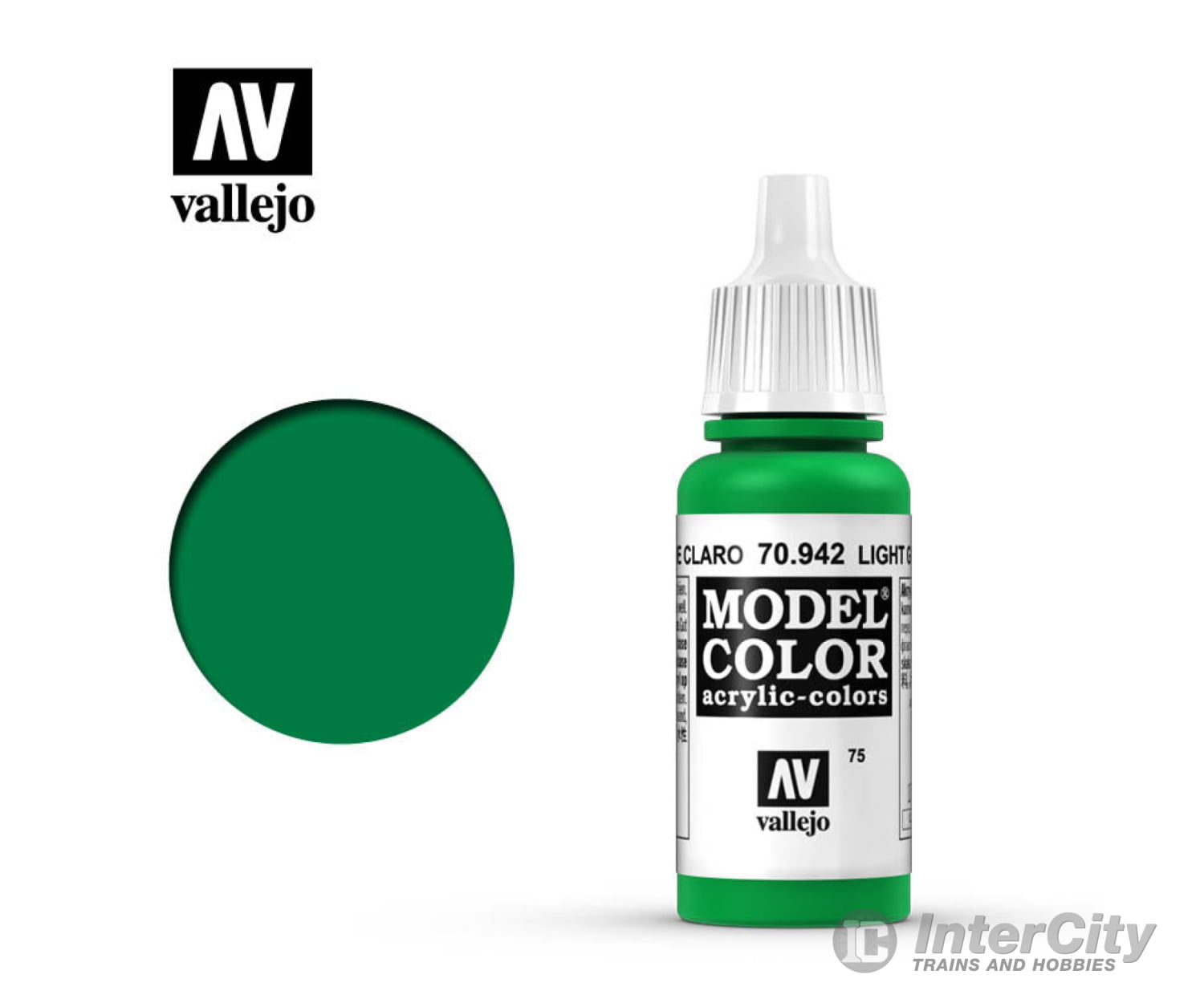 Vallejo 70.942 Model Color Light Green 17ml - Default Title (CH-940-70942)