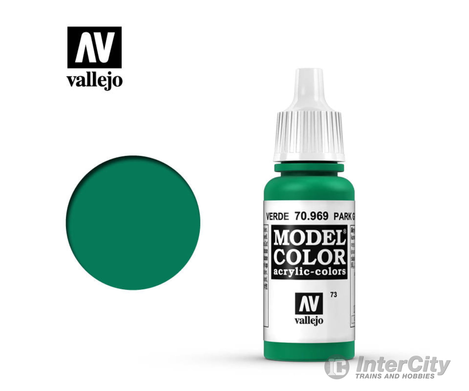 Vallejo 70.969 Model Color Park Green Flat 17ml - Default Title (CH-940-70969)