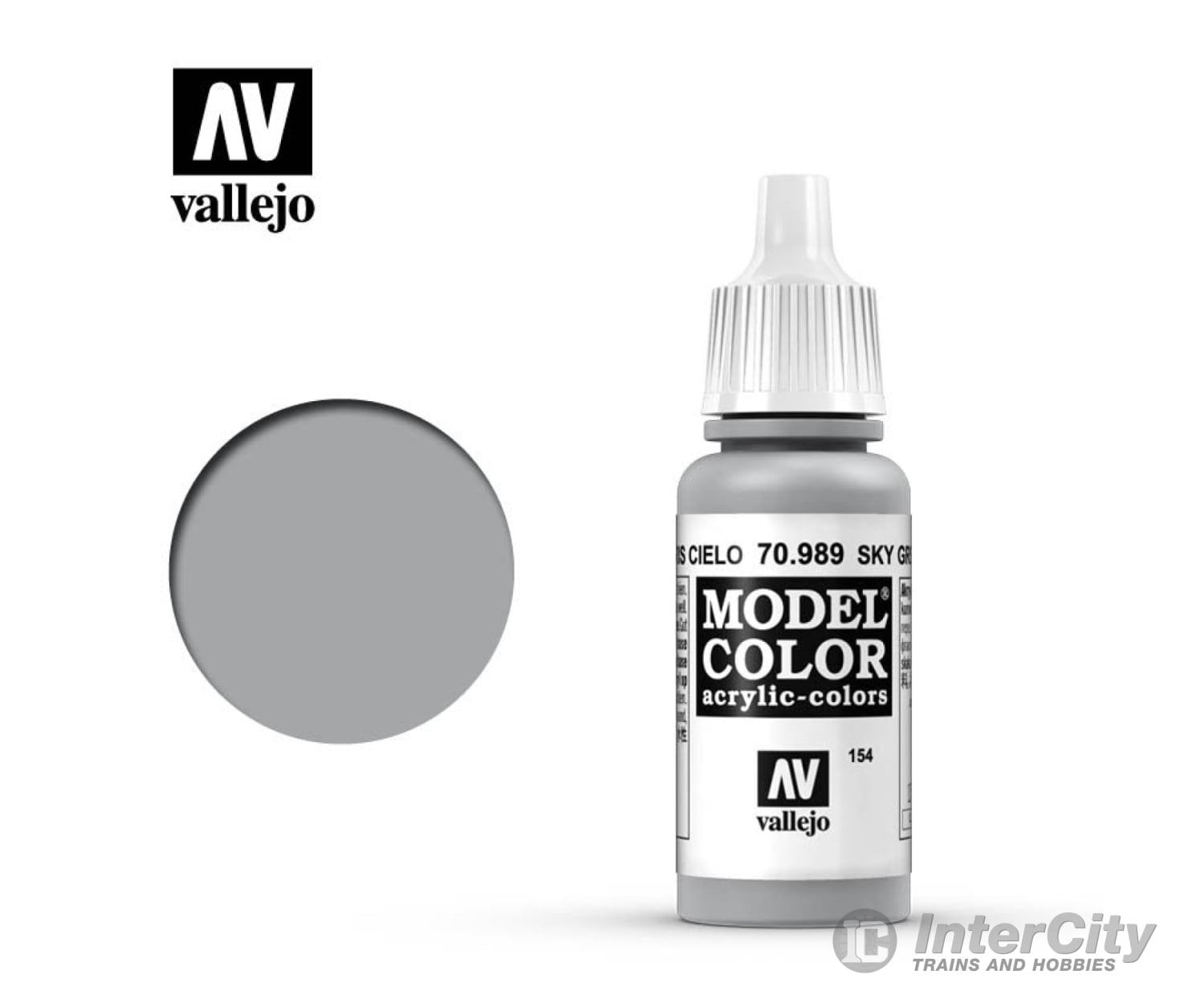 Vallejo 70.989 Model Color Sky Grey 17ml - Default Title (CH-940-70989)